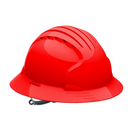 Pip Full Brim Hard Hat with HDPE Shell, 6-Point Polyester Suspension and Slip Ratchet Adjustment, OS, 280-EV6141-60